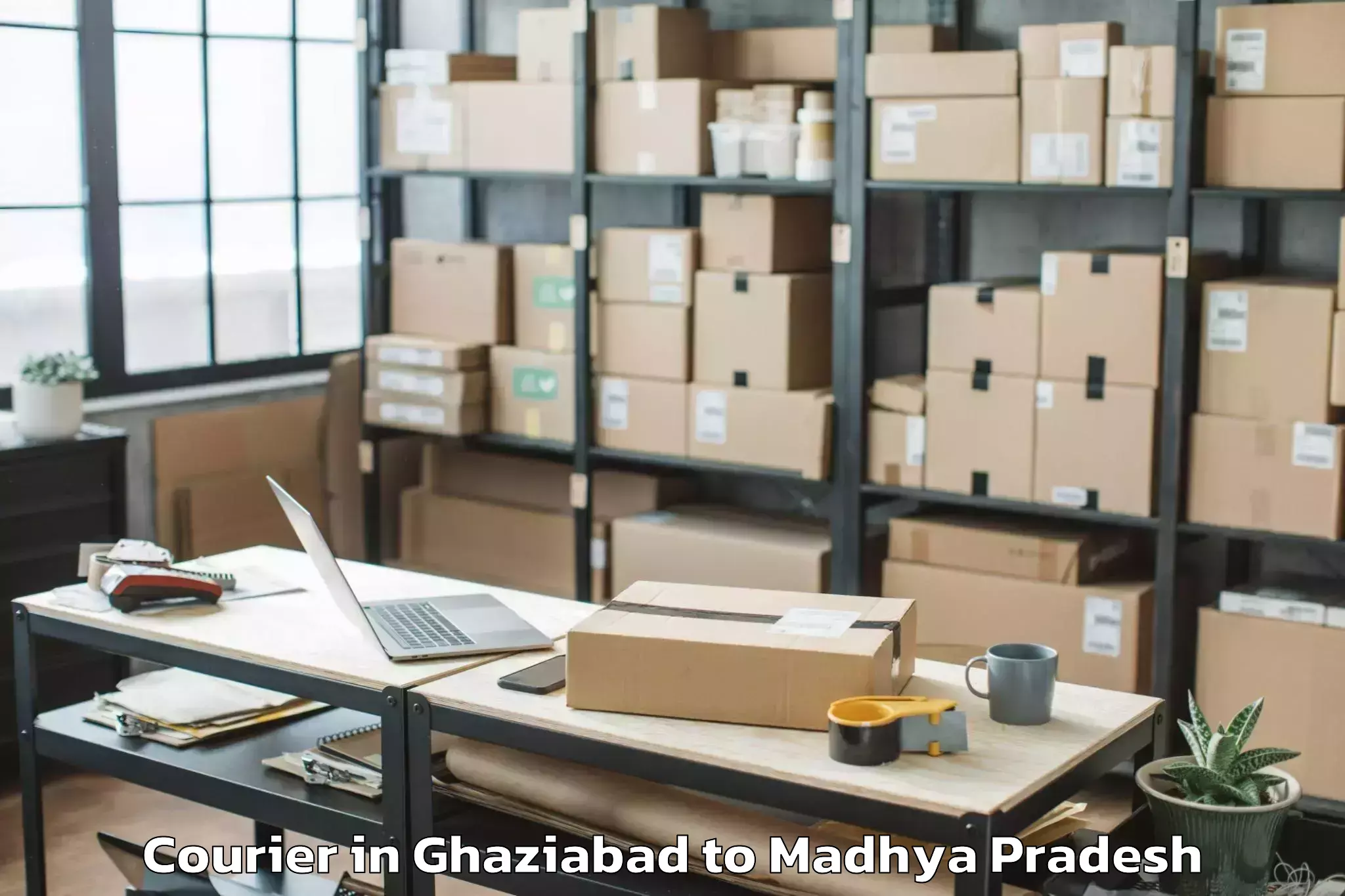 Trusted Ghaziabad to Bhopal Airport Bho Courier